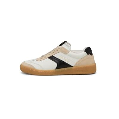 Marc O' Polo Sneaker Model Court aus edlem Rindleder weiß/schwarz, 40 Marc O' Polo Sneaker Model Court aus edlem Rindleder weiß/schwarz, 40