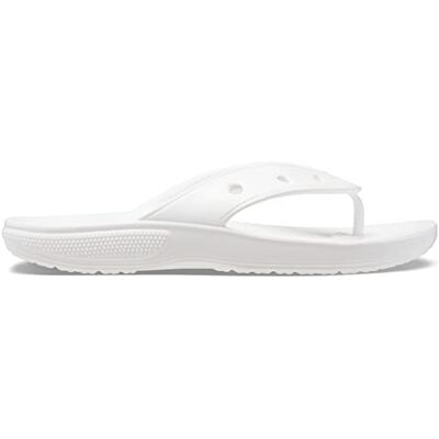 Crocs Unisex Classic Flip Flops, weiß, 41/42 EU(M8 W10) Crocs Unisex Classic Flip Flops, weiß, 41/42 EU(M8 W10)