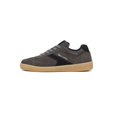 Marc O' Polo Marc OߴPolo Herren Sneaker flach aus Veloursleder mit Gummilaufsohle, Grün (Berlin Breeze/Navy), 43 Marc O' Polo Marc OߴPolo Herren Sneaker flach aus Veloursleder mit Gummilaufsohle, Grün (Berlin Breeze/Navy), 43