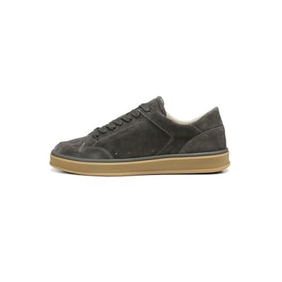 Marc O' Polo Marc OߴPolo Herren Sneaker flach aus Veloursleder mit Schnürsenkeln, Grau (Dark Graphite), 43 Marc O' Polo Marc OߴPolo Herren Sneaker flach aus Veloursleder mit Schnürsenkeln, Grau (Dark Graphite), 43
