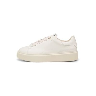 Marc O' Polo Marc OߴPolo Damen Sneaker flach aus Leder Low Top, Weiß (Offwhite), 36 Marc O' Polo Marc OߴPolo Damen Sneaker flach aus Leder Low Top, Weiß (Offwhite), 36