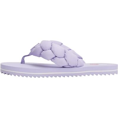 Tommy Jeans Damen Flip Flops Braided Beach Sandal mit Flecht-Detail, Violett (Pale Amethyst), 41 Tommy Jeans Damen Flip Flops Braided Beach Sandal mit Flecht-Detail, Violett (Pale Amethyst), 41