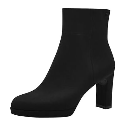 Tamaris Damen Absatzstiefelette Textil Blockabsatz Vegan; BLACK, EU 41 Tamaris Damen Absatzstiefelette Textil Blockabsatz Vegan; BLACK, EU 41