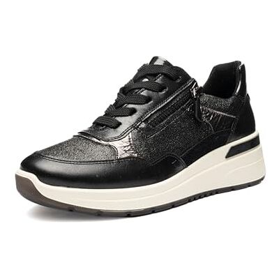 ARA Damen Sneaker Garda schwarz Steel Gr. 41,5 ARA Damen Sneaker Garda schwarz Steel Gr. 41,5