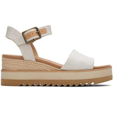 TOMS Damen Diana Lässige Sandalen, Natürlich, 37.5 EU TOMS Damen Diana Lässige Sandalen, Natürlich, 37.5 EU