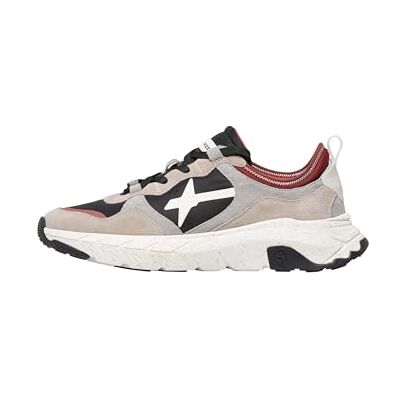 w6yz Sneaker aus Veloursleder und technischem Gewebe, Taubengrau- 44 w6yz Sneaker aus Veloursleder und technischem Gewebe, Taubengrau- 44