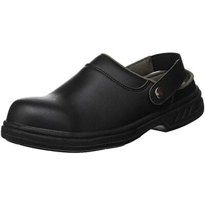Portwest Steelite Sicherheitsclog SB AE WRU, Größe: 45, Farbe: Schwarz, FW82BKR45 Portwest Steelite Sicherheitsclog SB AE WRU, Größe: 45, Farbe: Schwarz, FW82BKR45