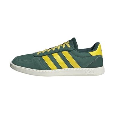 Adidas Damen BREAKNET Sleek Shoes, Collegiate Green/Yellow/Off White, 36 2/3 EU Adidas Damen BREAKNET Sleek Shoes, Collegiate Green/Yellow/Off White, 36 2/3 EU
