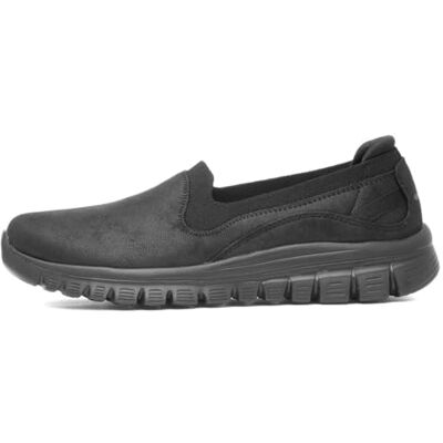 Skechers Garner Newick 210803 Mokassin für Herren, Schwarzes Microleder-Strick, 37 EU Skechers Garner Newick 210803 Mokassin für Herren, Schwarzes Microleder-Strick, 37 EU