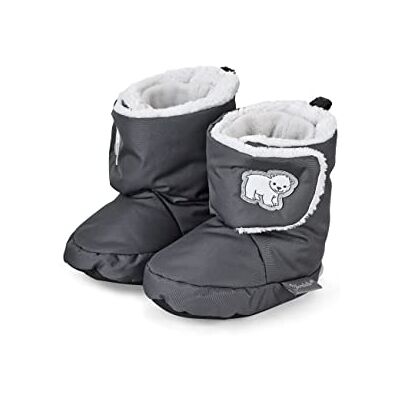 Sterntaler Jungen Baby Stiefel mit Klettverschluss, Eisengrau,15/16 EU Sterntaler Jungen Baby Stiefel mit Klettverschluss, Eisengrau,15/16 EU