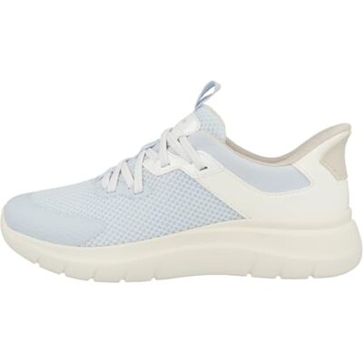 Geox Damen D PLUMMERY Plus B Sneaker, Crystal/White, 41 EU Geox Damen D PLUMMERY Plus B Sneaker, Crystal/White, 41 EU