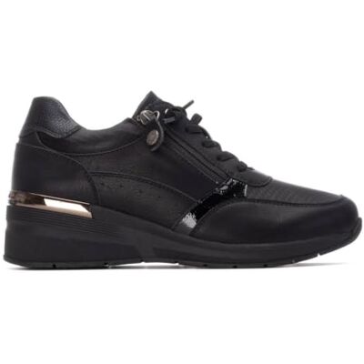 REFRESH Sportschuhe Sneaker Damen Schwarz Bequeme und vielseitige Schuhe Casual Mode Modell 17293602 (Größe 39) REFRESH Sportschuhe Sneaker Damen Schwarz Bequeme und vielseitige Schuhe Casual Mode Modell 17293602 (Größe 39)