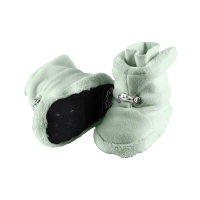Sterntaler Babystiefel aus Microfleece, Unisex Baby Schuhe mit rutschfester Sohle und Kordelstopper Winterschuhe aus Teddyflausch gefüttert, steingrün, 18 Sterntaler Babystiefel aus Microfleece, Unisex Baby Schuhe mit rutschfester Sohle und Kordelstopper Winterschuhe aus Teddyflausch gefüttert, steingrün, 18