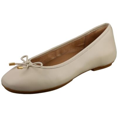 Fitflop Damen Delicato Bow Soft Metallic-Leder Ballerinas, beige, 5 UK Narrow Fitflop Damen Delicato Bow Soft Metallic-Leder Ballerinas, beige, 5 UK Narrow