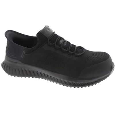 Skechers Tilido Fletchit Comp Toe Konstruktionsschuh für Herren, freihändig, Schwarz, 10.5 US Wide Skechers Tilido Fletchit Comp Toe Konstruktionsschuh für Herren, freihändig, Schwarz, 10.5 US Wide
