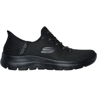 Skechers Damen Summits Diamond Dream Slip-InTurnschuhe, Black Mesh/Gunmetal Trim, 37 EU Skechers Damen Summits Diamond Dream Slip-InTurnschuhe, Black Mesh/Gunmetal Trim, 37 EU