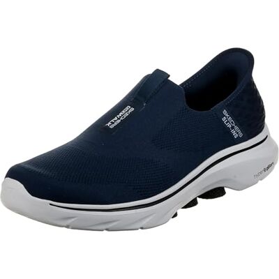 Skechers Herren Go Walk 7 Easy On 2 Slip-InTurnschuhe, Navy Textile/Synthetic, 45.5 EU Skechers Herren Go Walk 7 Easy On 2 Slip-InTurnschuhe, Navy Textile/Synthetic, 45.5 EU