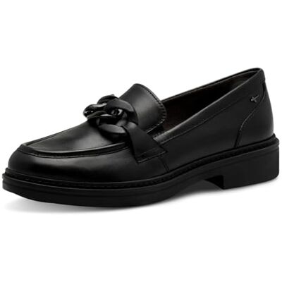 Tamaris Comfort Damen Slipper aus Leder Elegant, Schwarz (Black Nappa), 41 EU Tamaris Comfort Damen Slipper aus Leder Elegant, Schwarz (Black Nappa), 41 EU