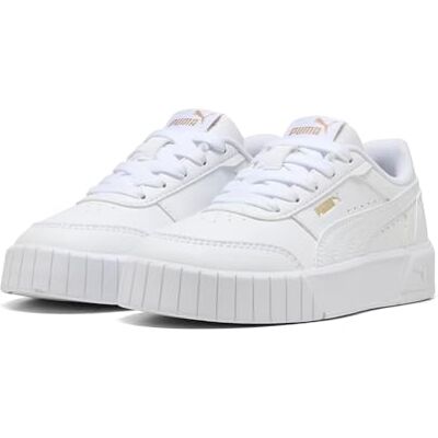 Puma Mädchen Carina Mia Ps Sneaker, White Gold, 34.5 EU Puma Mädchen Carina Mia Ps Sneaker, White Gold, 34.5 EU