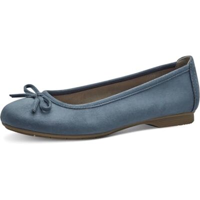 Jana Damen Ballerinas Elegant Vegan, Blau (Denim), 38 EU Jana Damen Ballerinas Elegant Vegan, Blau (Denim), 38 EU