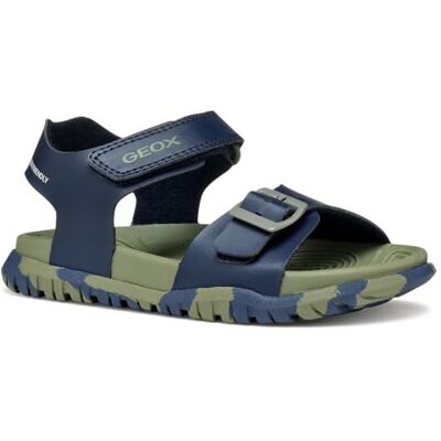 Geox Jungen J Fusbetto Bo Sandal, Navy Military, 33 EU Geox Jungen J Fusbetto Bo Sandal, Navy Military, 33 EU