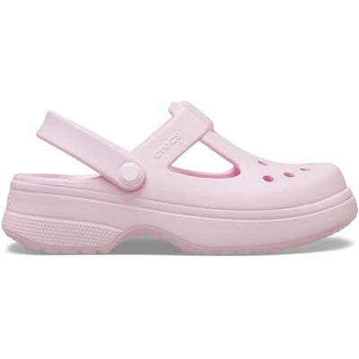 Crocs Unisex Kinder Classic Mary Jane Clog K Clog, Pink Milk, 32/33 EU Crocs Unisex Kinder Classic Mary Jane Clog K Clog, Pink Milk, 32/33 EU