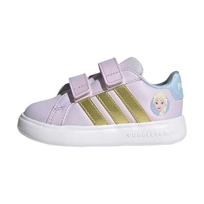 Adidas Unisex Baby Disney Frozen Grand Court 3.0 Shoes Infants, Ice Lavender/Gold met./Glow Blue, 23 EU Adidas Unisex Baby Disney Frozen Grand Court 3.0 Shoes Infants, Ice Lavender/Gold met./Glow Blue, 23 EU