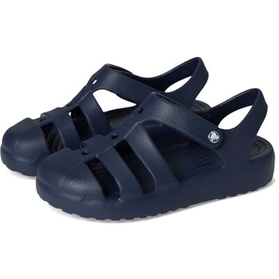 Crocs Unisex Kinder Classic Fisherman T Sandalen, Navy, 22/23 EU Crocs Unisex Kinder Classic Fisherman T Sandalen, Navy, 22/23 EU