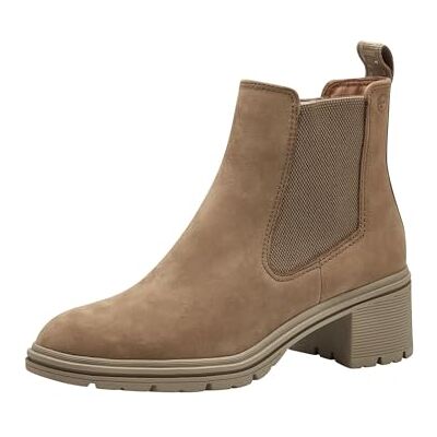 Tamaris Damen Chelsea Leder bequem; CAMEL, EU 42 Tamaris Damen Chelsea Leder bequem; CAMEL, EU 42