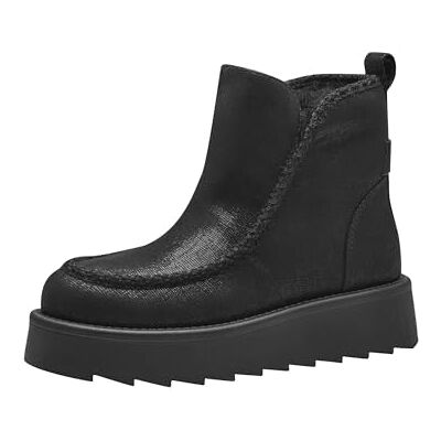 Tamaris Damen Warmfutter Stiefel Textil Vegan; BLACK METALLIC, EU 40 Tamaris Damen Warmfutter Stiefel Textil Vegan; BLACK METALLIC, EU 40