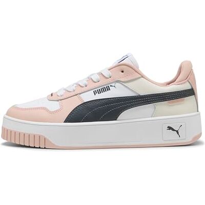 Puma Damen Carina Street Sneaker, White-Strong Gray-Rose Quartz, 37.5 EU Puma Damen Carina Street Sneaker, White-Strong Gray-Rose Quartz, 37.5 EU
