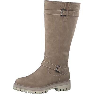 s.Oliver Damen Hohe Stiefel ohne Absatz Kniehoch Blockabsatz, Braun (Nut), 38 EU s.Oliver Damen Hohe Stiefel ohne Absatz Kniehoch Blockabsatz, Braun (Nut), 38 EU