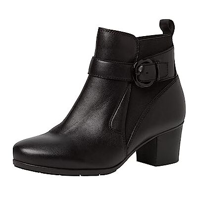 Tamaris COMFORT Damen Stiefeletten mit Absatz aus Wildleder Blockabsatz Comfort Fit, Schwarz (Black), 38 EU Tamaris COMFORT Damen Stiefeletten mit Absatz aus Wildleder Blockabsatz Comfort Fit, Schwarz (Black), 38 EU