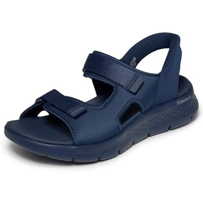 Skechers Herren Go Walk Flex Sandal Easy Entry, Navy Textile/Trim, 44.5 EU Skechers Herren Go Walk Flex Sandal Easy Entry, Navy Textile/Trim, 44.5 EU