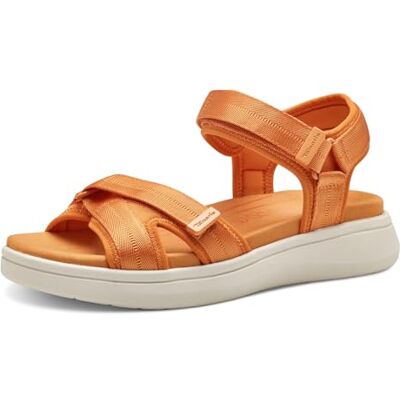Tamaris Damen Sandalen Textil Vegan Sommer; ORANGE/orange; 37 Tamaris Damen Sandalen Textil Vegan Sommer; ORANGE/orange; 37