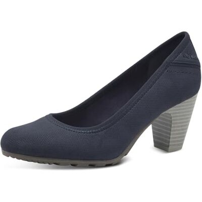 s.Oliver Damen Pumps mit Blockabsatz Bequem, Blau (Navy), 39 EU s.Oliver Damen Pumps mit Blockabsatz Bequem, Blau (Navy), 39 EU