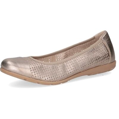 CAPRICE Ballerina 9-22151-42 Taupe G-Weite CAPRICE Ballerina 9-22151-42 Taupe G-Weite