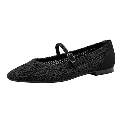 Tamaris Ballerina Damen Elegant schwarz,EU 42 Tamaris Ballerina Damen Elegant schwarz,EU 42