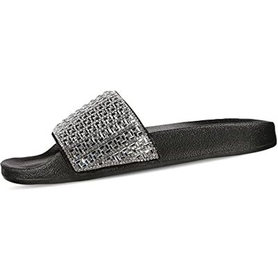 Skechers Pop Ups-New Spark 119320-BLK, Womens slides, silver, 40 EU Skechers Pop Ups-New Spark 119320-BLK, Womens slides, silver, 40 EU