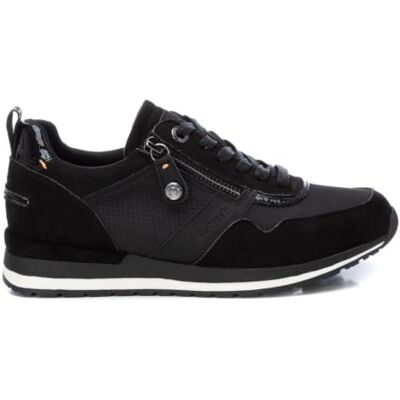 REFRESH Sportschuhe Sneaker Damen Schwarz Bequeme und vielseitige Schuhe Casual Mode Modell 17205901 (Größe 38) REFRESH Sportschuhe Sneaker Damen Schwarz Bequeme und vielseitige Schuhe Casual Mode Modell 17205901 (Größe 38)