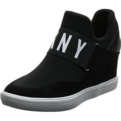DKNY Damen Cosmos Sneaker, Schwarz, 37.5 EU DKNY Damen Cosmos Sneaker, Schwarz, 37.5 EU