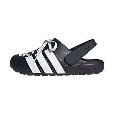 Adidas Unisex Adilette 2.0 Clog Sandal, Core Black/Ftwr White/Core Black, 48.5 EU Adidas Unisex Adilette 2.0 Clog Sandal, Core Black/Ftwr White/Core Black, 48.5 EU