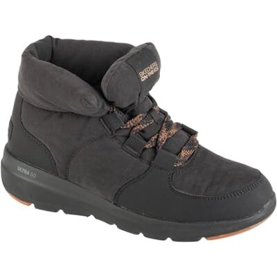 Skechers Glacial Ultra Trend UpAnkle Boot für Damen, Schwarzes Textil-Synthetik, 39.5 EU Skechers Glacial Ultra Trend UpAnkle Boot für Damen, Schwarzes Textil-Synthetik, 39.5 EU