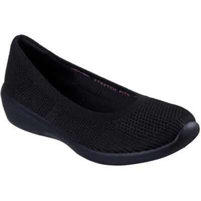 Skechers Damen Arya Fancy You Sneaker, Schwarz, 37.5 EU Skechers Damen Arya Fancy You Sneaker, Schwarz, 37.5 EU