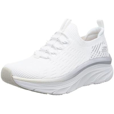 Skechers Damen D'lux Walker Let It Glow Sneaker, Weiß, 41 EU Skechers Damen D'lux Walker Let It Glow Sneaker, Weiß, 41 EU