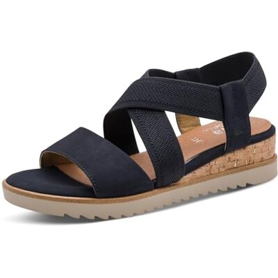 Jana Damen Wedge/Plat Sand Vegan NAVY 41 Jana Damen Wedge/Plat Sand Vegan NAVY 41