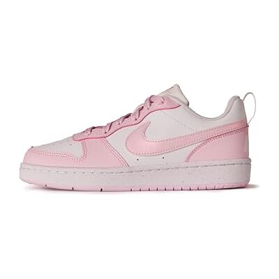 NIKE Unisex Kinder Court Borough Low Recraft (Gs) Sneaker, White Pink Foam, 39 EU NIKE Unisex Kinder Court Borough Low Recraft (Gs) Sneaker, White Pink Foam, 39 EU