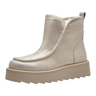 Tamaris Damen Warmfutter Stiefel Textil Vegan; LIGHT GOLD, EU 39 Tamaris Damen Warmfutter Stiefel Textil Vegan; LIGHT GOLD, EU 39