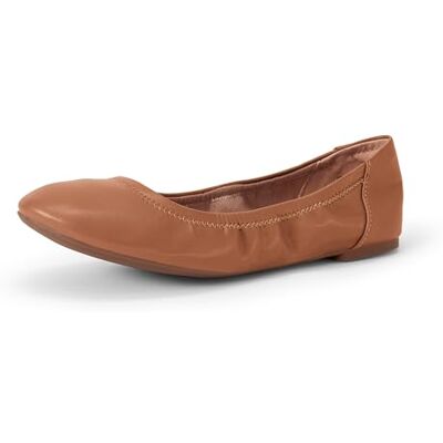 Amazon Essentials Belice Ballerinas für Damen, Camel, 45 EU Amazon Essentials Belice Ballerinas für Damen, Camel, 45 EU