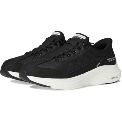 Skechers Men's Contour Foam Cozy Fit Hands Free Slip-in Sneaker, Schwarz/Weiß, 41.5 EU Skechers Men's Contour Foam Cozy Fit Hands Free Slip-in Sneaker, Schwarz/Weiß, 41.5 EU